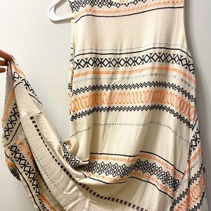 Embroidered Aztec Dress